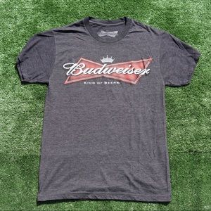 2 For 15💰GRAY BUDWEISER T-SHIRT